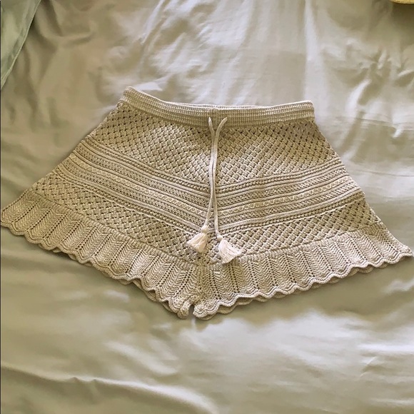 Spell Atlantic crochet boho shorts S - Picture 5 of 14
